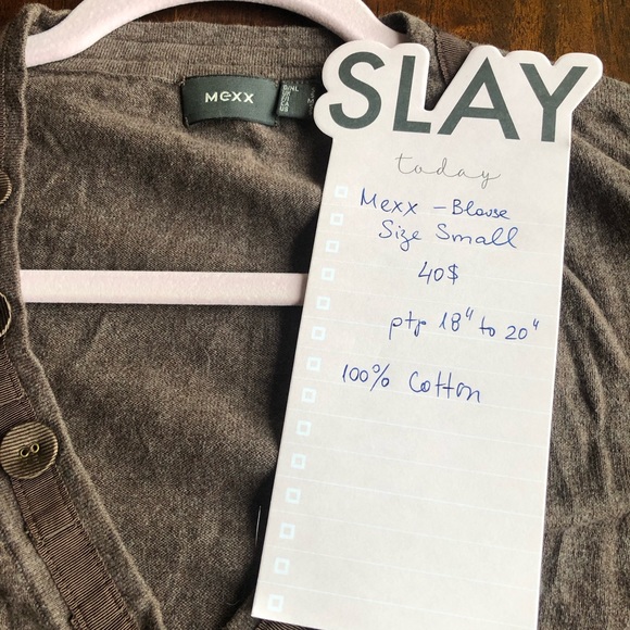 Mexx -as new condition top/swather 100% cotton - Picture 11 of 12